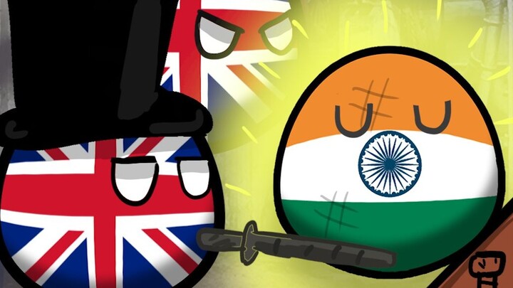 【Polandball】Indian style (non-violence and non-cooperation)