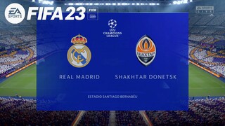 FIFA 23 - Real Madrid vs Shakhtar donetsk @Santiago-Bernabéu | UEFA Champions League 22 #realmadrid