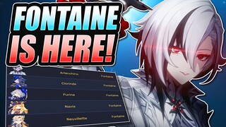 FONTAINE IS CRAZY HYPE! Overture Teaser: The Final Feast REACTION | Genshin Impact