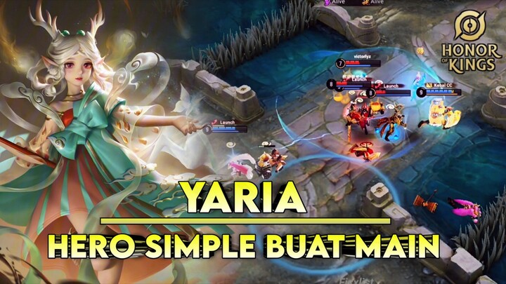 Yaria || Salah Satu Roam Support Yang Sering Di Pake! - Honor Of Kings