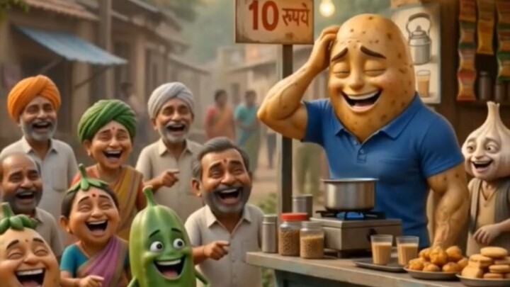 🥔😂 जब आलू ने कर दिया ये कांड!