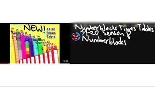 Numberblocks Times Tables 1-20 (full version) | Season 8 Numberblocks Chance