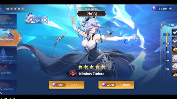 NEKAD !! GACHA 60K DM NYARI NIMBUS EUDORA SAMPAI AWAKEND Mobile Legends_Adventure part 2