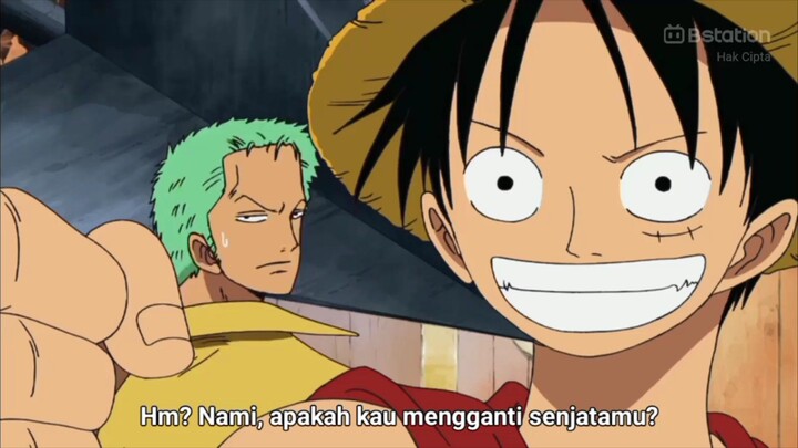 Nami dan Luffy roasting Zoro 🤣