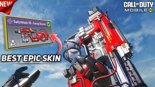 New Switchblade X9 - Energy Booster is the best epic X9 skin CODM ever released