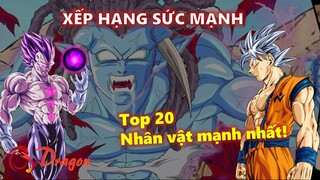 Top 20 nhân vật mạnh nhất trong Dragon Ball (Phần 2)