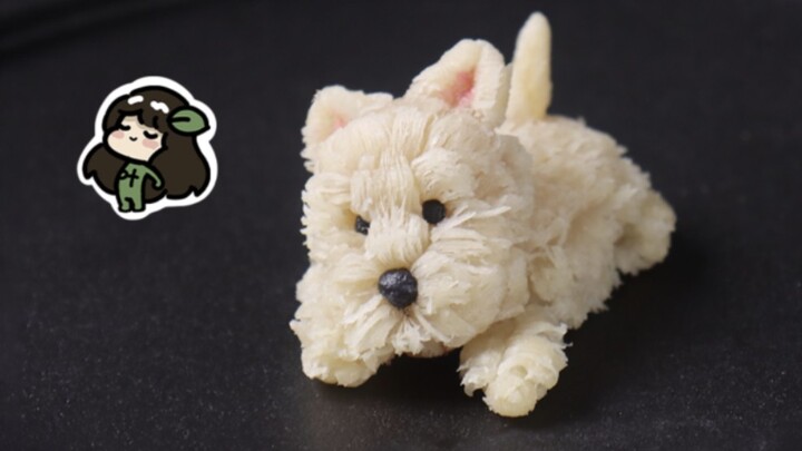 Awakening Lion Cake, but puppy version! One bite and I cried...