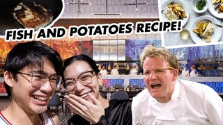 FISH AND POTATOES RECIPE FAIL (HELL'S KITCHEN PARODY) | BF VS GF | WE DUET