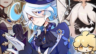 [Tulisan tangan Genshin Impact] Biarkan aku mencobanya, Fufu!!!