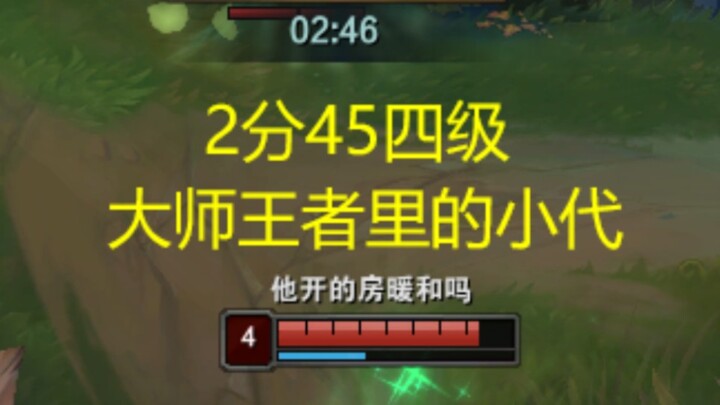 Holy shit, Level 4 in 2 minutes and 45 seconds? Next-level stuff?