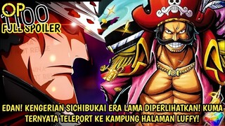 SPOILER OP 1100 - NGERI! PARA SICHIBUKAI ERA ROGER! KUMA TELEPORT KE DESA LUFFY UTK BERTEMU DRAGON!