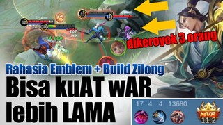 Zilong kok Kuat dan Tahan Lama? Ternyata ini build sama Emblem nya