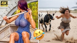 Try Not To Laugh Challenge 😂 ▶ LEVEL 53 | Instant Regret Fails Compilation 2024