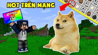 bqThanh Tìm Ra CHÚ CHÓ HOT TRÊN MẠNG Làm Thú Cưng Trong Minecraft