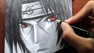 วาด Itachi Uchiha อย่างมืออาชีพ