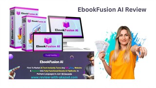 EbookFusion AI Review and Demo - AI-Powered Ebook Magic Create & Sell Stunning