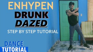 [EASY TUTORIAL] ENHYPEN - Drunk-Dazed Dance Tutorial MIRRORED w/ EXPLANATION  (엔하이픈)