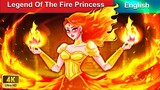 Legend of The Fire Princess 🔥 Princess Story 🌛 Fairy Tales in English | WOA Fairy Tales