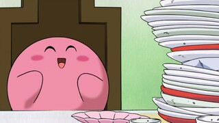 捡别人吃剩下食物的卡比宝宝