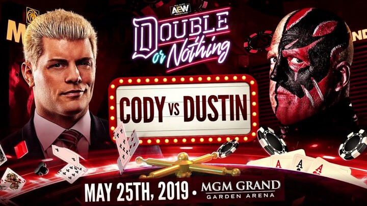 May 25, 2019 - AEW Double or Nothing - Cody Rhodes vs Dustin Rhodes