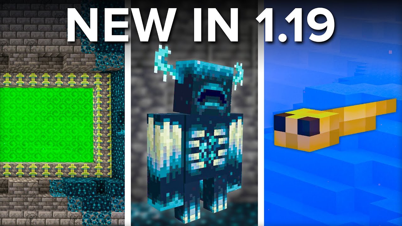 SAIU! ATUALIZAÇÃO 1.19 THE WILD UPDATE DO MINECRAFT PE!! 