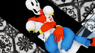 MMD Disturb Maniac Girl อันเดอร์เทล Sans Papyrus Undyne Mettaton 4K UHD