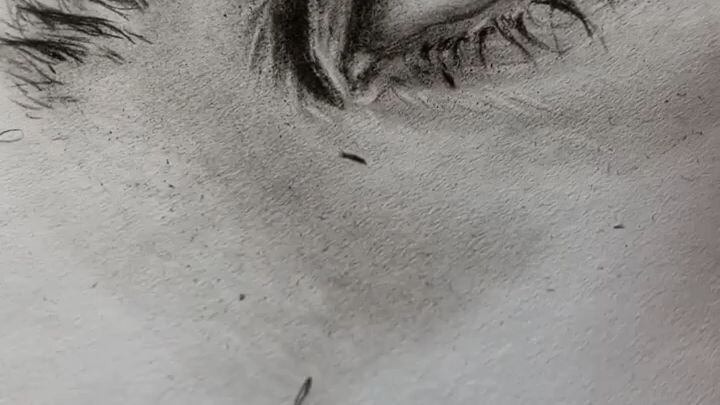 EYE Charcoal Drawing