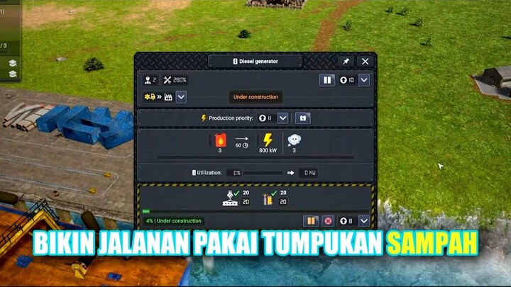 Bikin Jalanan Pakai Tumpukan Sampah