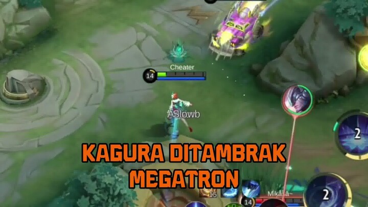 kagura ditabrak megatron