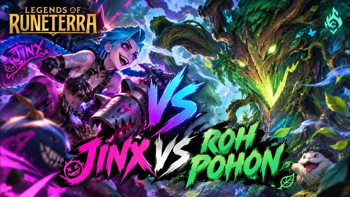 Jinx Vs Roh Pohon Legends of Runtera.