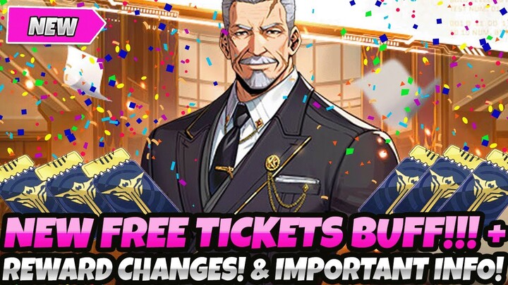 *NEW FREE TICKETS BUFF IS CRAZY GOOD* + BIG REWARD CHANGES & IMPORTANT NEW INFO (Solo Leveling Arise