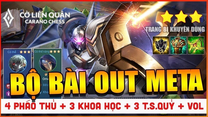 Đội Hình CỜ LIÊN QUÂN Hệ KHOA HỌC Kết Hợp Cùng THỢ SĂN QUỶ Và 4 PHÁO THỦ Vượt Khó