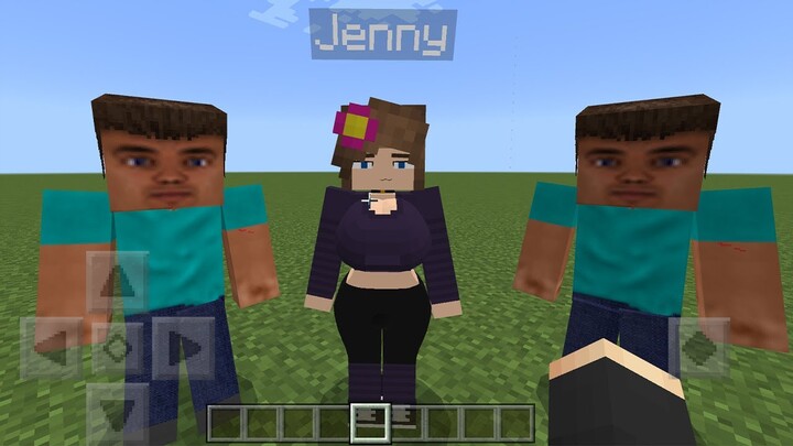 Realistic MOB and Jenny MOD/ADDON in Minecraft PE