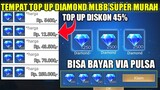 RAHASIA TEMPAT TOP UP DIAMOND MOBILE LEGENDS SUPER MURAH!! BISA BAYAR PAKAI PULSA