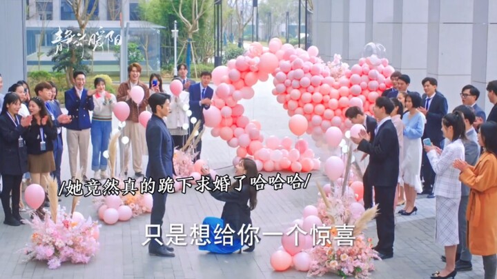 A female PhD pretends to be her sister, a celebrity—she kicks things off with a proposal scene, inst