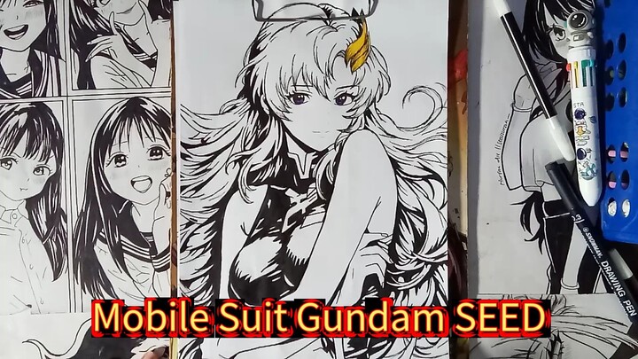 Lacus Clyne - Mobile Suit Gundam SEED (SPEED DRAWING)