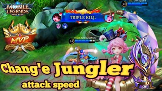 RAHASIA ITEM CHANG'E JUNGLER❗ ATTACK SPEED, OP BANGET LAGI TRENDING 🔥🔥