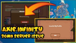 Axie Infinity Server down | lag issue