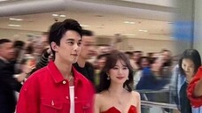 Bugar! Zhao Lusi berpartisipasi dalam acara Youyi C, dan Wu Lei tampil sebagai pendamping dengan kos