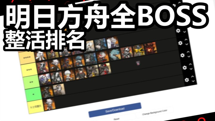 [Frames] Humorous Ranking ★ Arknights Full Boss Tier List (as of the Warrenmed Re-run)