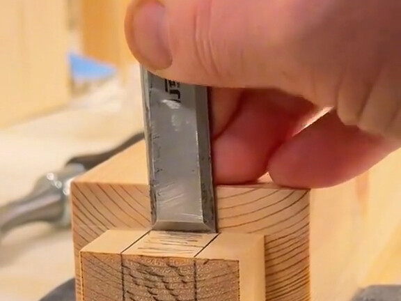 Kết cấu mộng mèo làm hoàn toàn thủ công