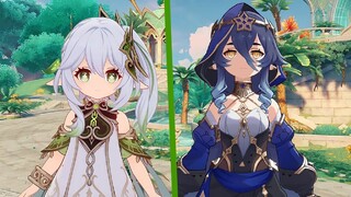 Genshin Impact Nahida & Layla English & Japanese VO Comparisons