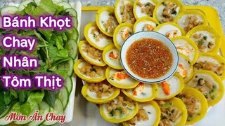 Cách Làm BÁNH KHỌT CHAY NHÂN TÔM THỊT Ngon Chuẩn Vị Miền Tây | Món Chay Ngon Bà Mẹ Quê .