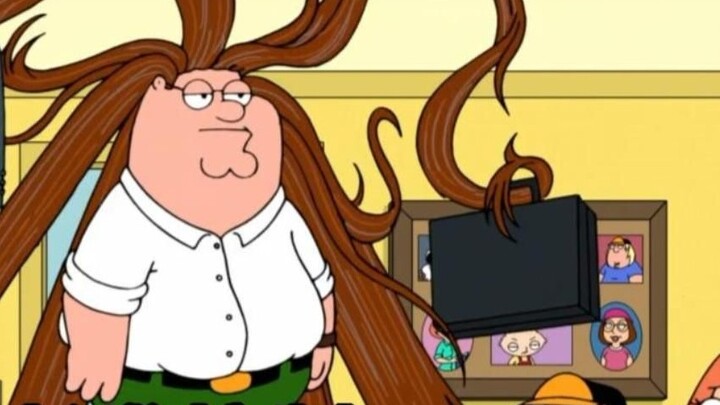 Family Guy, Peter dikendalikan oleh rambut panjangnya dan berubah menjadi Doctor Octopus yang kejam