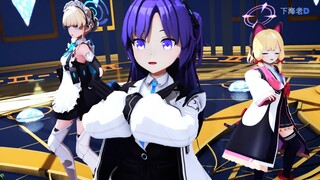 【蔚蓝档案MMD】千年5人组 -- 気まぐれメルシィ（复活补档）