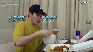 【SVT_ZER·0】[داخل سيفتين] وو زي يستمتع بمشاهدة تناول علبة الغداء المسائية في شيكاغو - محطة صفرية مع ت