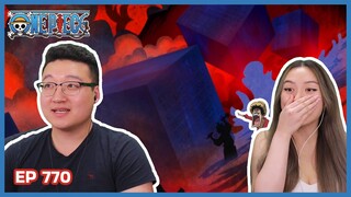 KOZUKI CLAN INVENTED THE PONEGLIFFS! | One Piece Episode 770 Couples Reaction & Discussion