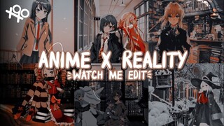 ❥•°❀°•༢ // anime x reality edit | xoxoxantzu