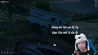 GTA 5 Roleplay - Tín Trọc toát mồ hôi cướp xe chờ tiền của ngân hàng