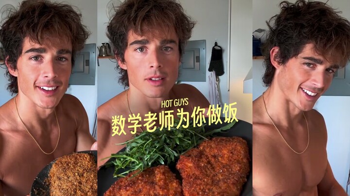 “Guru Matematika Terganteng di Dunia” Masakin Semua Orang Makan‼️